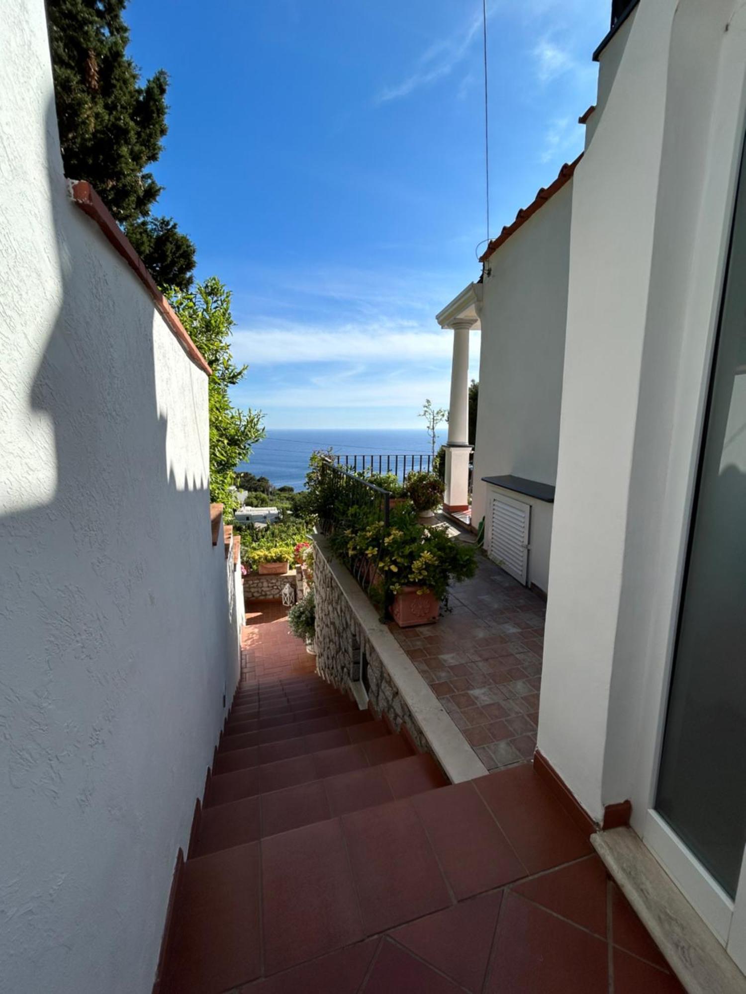 Marvelous Sea View Villa Capri Exterior foto